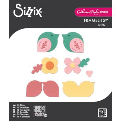 Sizzix Catherine Pooler Die Set - Birds & Blooms #2